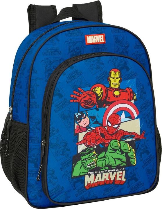 Schulrucksack The Avengers Blau Schwarz 32 x 38 x 12 cm