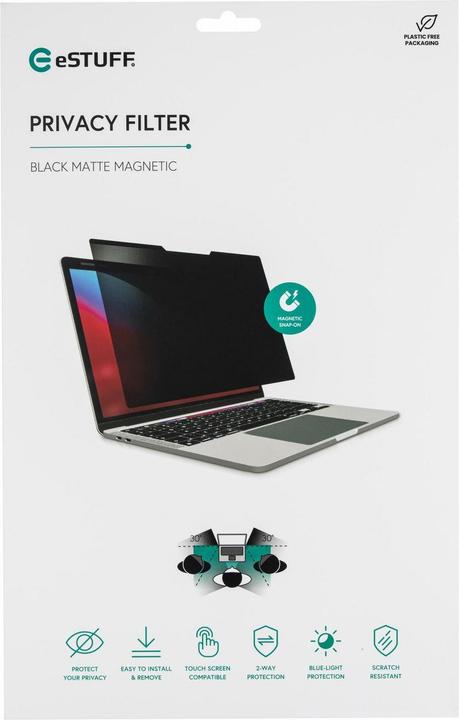 Actual product image eSTUFF Magnetic Privacy Filter 13,8" (13.80", 3 : 2)