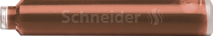 Actual product image Schneider Ink cartridge Callissima 6 pieces, Cognac (6 Piece, Brown)