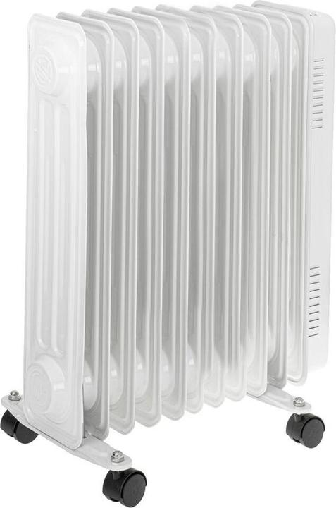 Actual product image Adler AD 7816 Oil-Filled Radiator, 9 Ribs, 3 Heating Powers: 800W-1200W-2000W, White (2000 W)