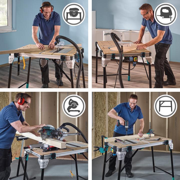 Produktbild wolfcraft 1 MASTER cut 2600 Maschinentisch EU (118.50 cm, 76.50 cm)