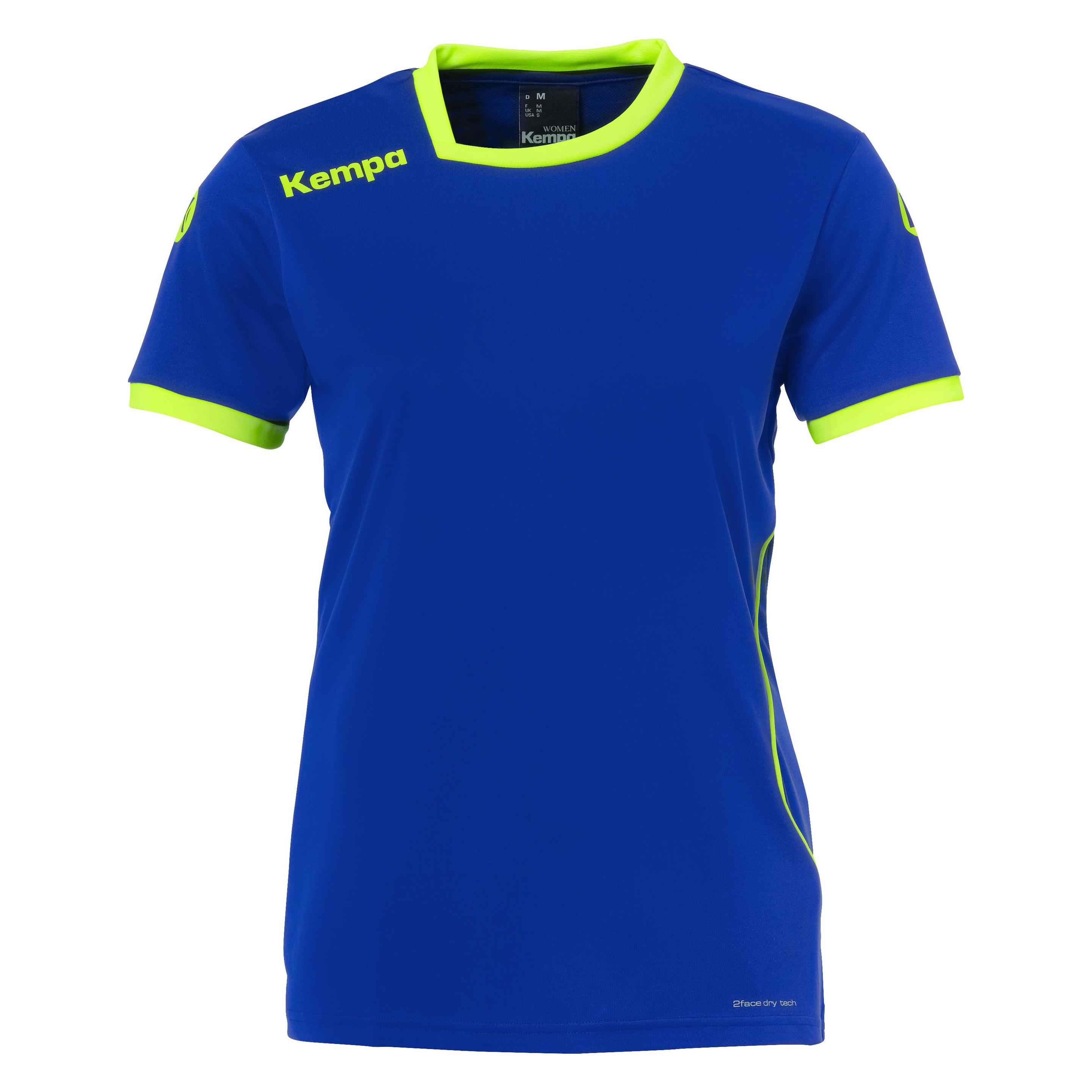 Kempa, Unisex, Sportshirt, Curve Trikot Women (Xxl), Blau, Xxl