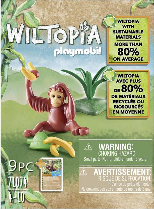 Playmobil 71074 Giovane orango (71074, Playmobil Wiltopia)