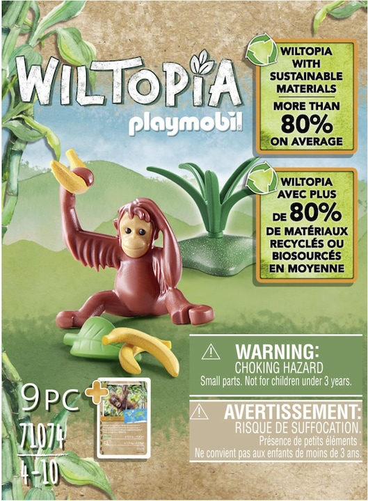 Produktbild Playmobil Junger Orang-Utan (71074, Playmobil Wiltopia)