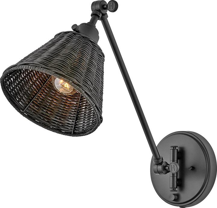 Schwarz und Rattan Schwarz