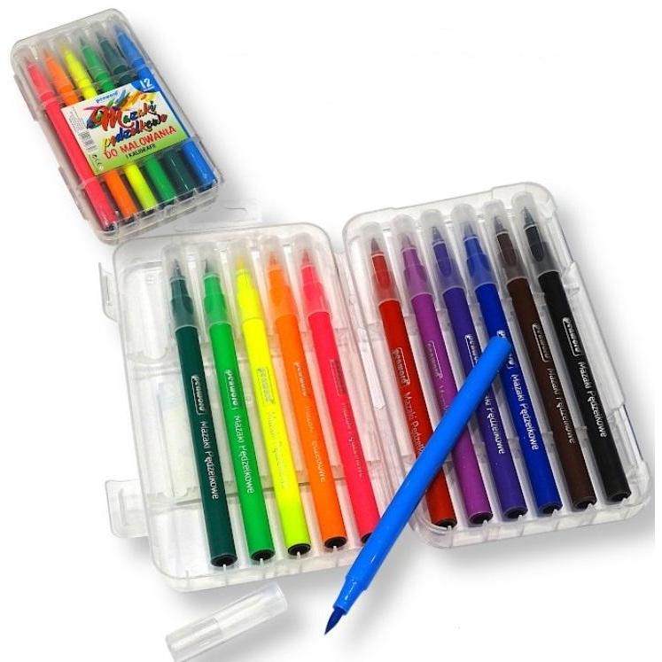 Polsirhurt, Evidenziatori, Pinselmarker 12 Farben