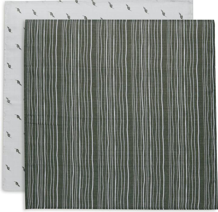 Leaf Green, Stripe Olive