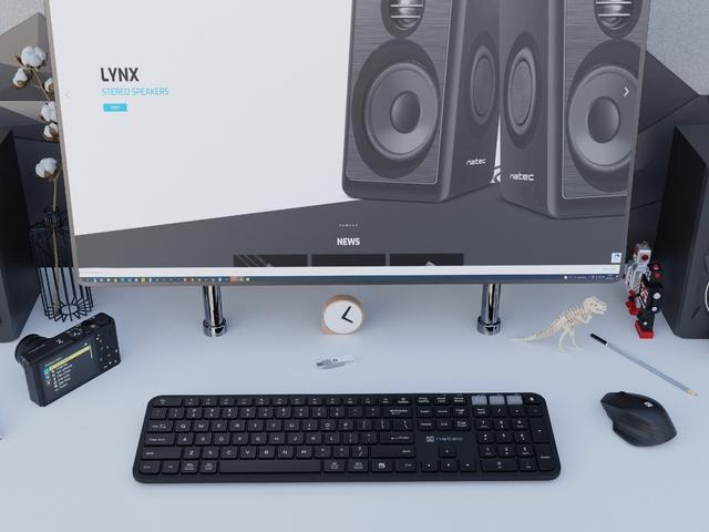 Produktbild Genesis OCTOPUS 2 US DRAHTLOSE TASTATUR + BLUETOOTH-MAUS + USB 2,4 GHz (US, Kabellos)