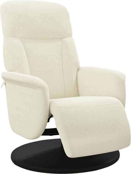 Produktbild vidaXL Relaxsessel mit Fussteil Creme Samt