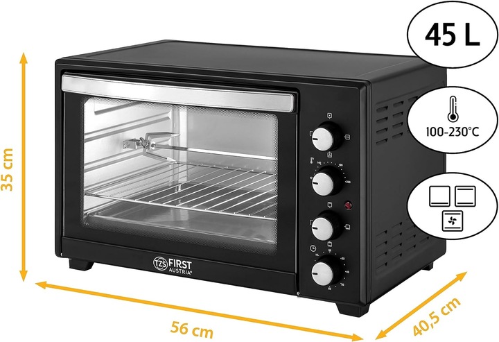 Image du produit TZS First Austria Mini-four 2000 watts