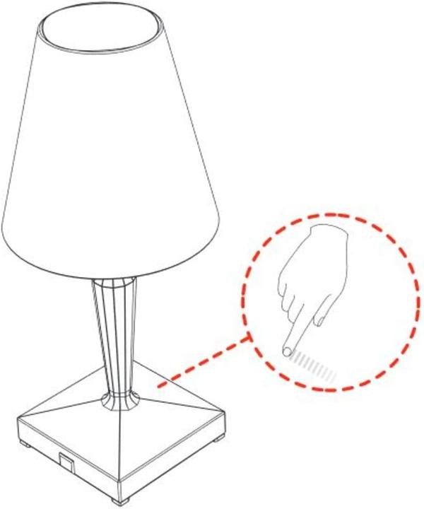 Image du produit Kartell Lampe de table à piles