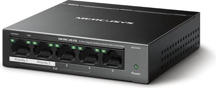 Actual product image Mercusys MS105GP (5 ports)