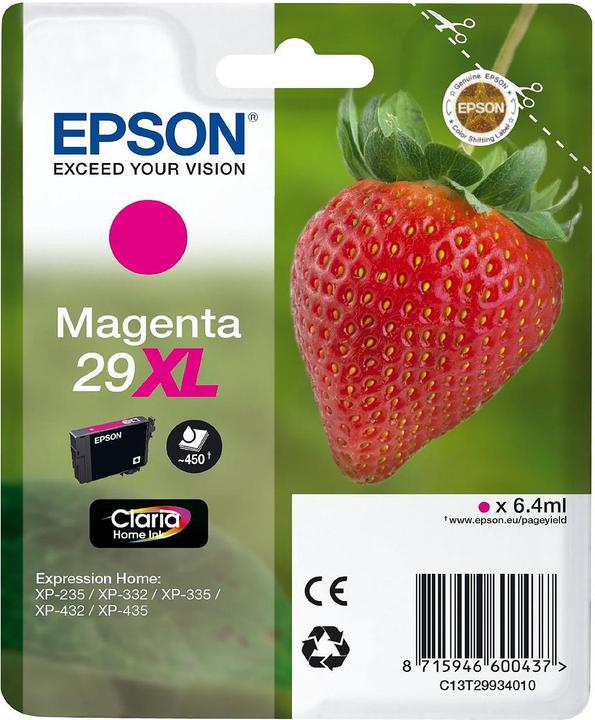 Immagine prodotto Epson 29XL Claria Home (M)