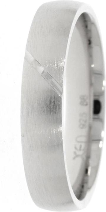 Produktbild Xen Herren Bandring 5 mm breit mit Fuge (21, 66, 925 Silber)