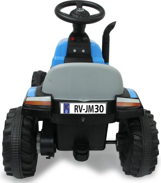 Immagine prodotto Jamara Trattore ride-on New Holland con rimorchio blu 6V (6 V)