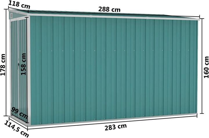 Produktbild vidaXL Gartenhaus