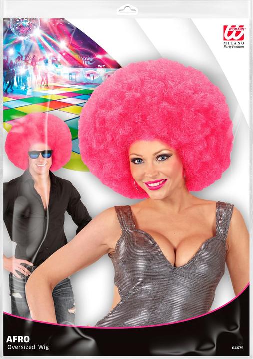 Image du produit Widmann Perruque rose - Perruque de Mardi Gras