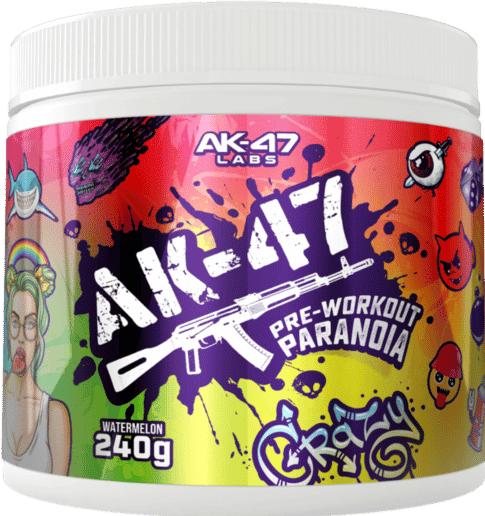 Actual product image AK-47 Labs Pre-Workout Paranoia (Blue raspberry, 1 pcs., 240 g)