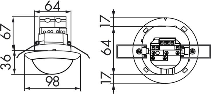 Produktbild BEG 92709 PD4N-LTMS-RR-DE with Reed- (12 m)
