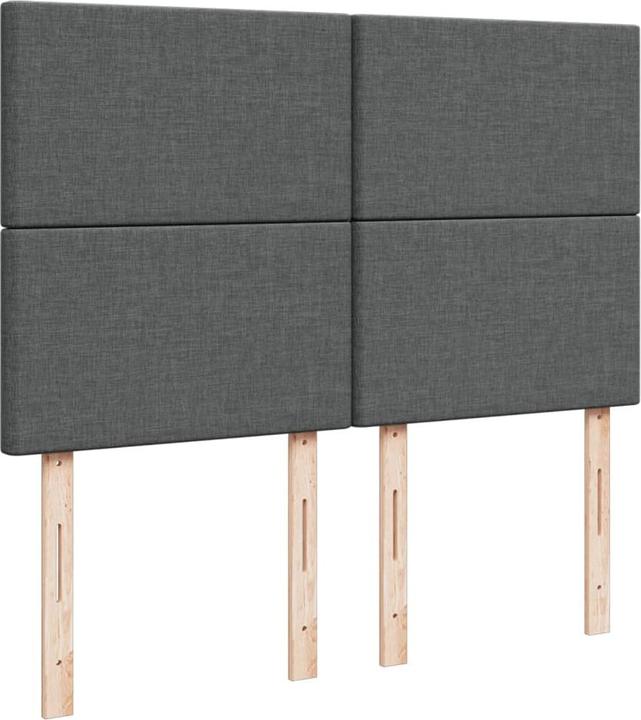 Actual product image vidaXL Bo x springbett mit Matratze 90 x 190 cm Stoff (90 x 190 cm)