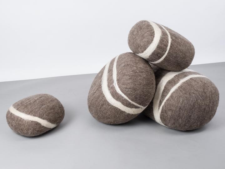 Produktbild Myfelt Alwin Filz-Kieselstein Kissen