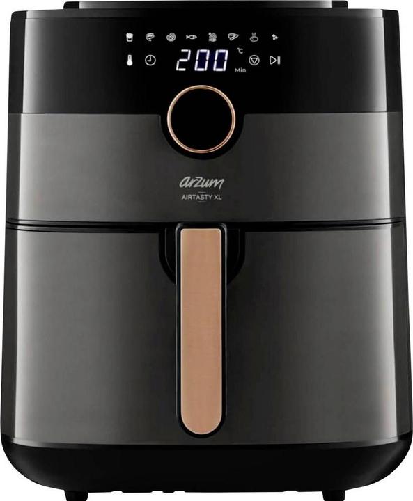 Produktbild Arzum AIRTASTY XL Heissluft-Fritteuse 6 l 1750 W mit Display, Timerfunktion Schwa