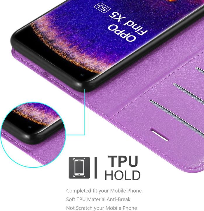 Immagine prodotto Cadorabo Custodia con supporto a libro per Oppo FIND X5 (Oppo trova X5)