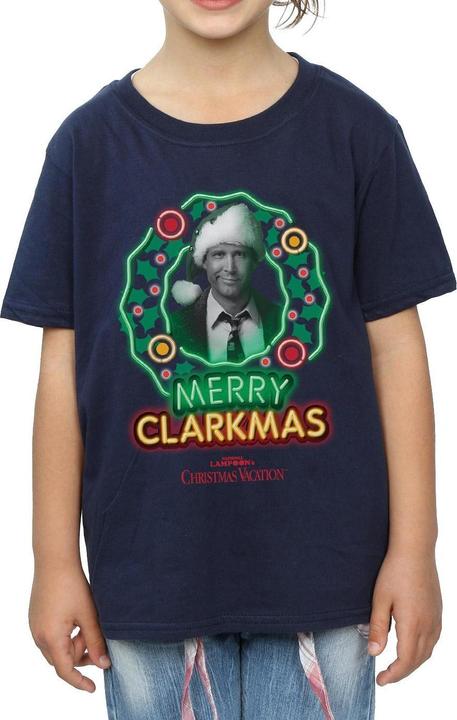Produktbild National Lampoon´s Vacation National Lampoon's Christmas Vacation Greyscale Clarkmas TShirt Mädchen (152, 158)