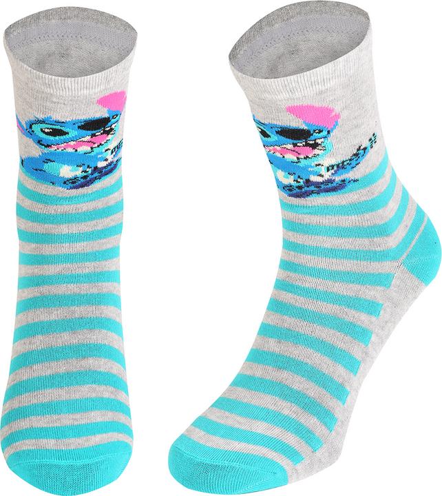 Immagine prodotto Heroes Inc Lilo & Stitch Socken 2er-Pack Stitch S-M (Confezione da 2, M/L)
