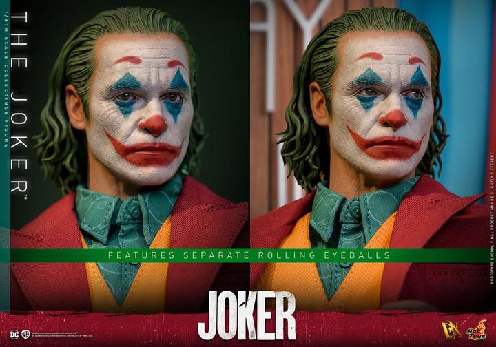 Actual product image Hot Toys Joker Movie Masterpiece Action Figure 1/6 The Joker 30 cm