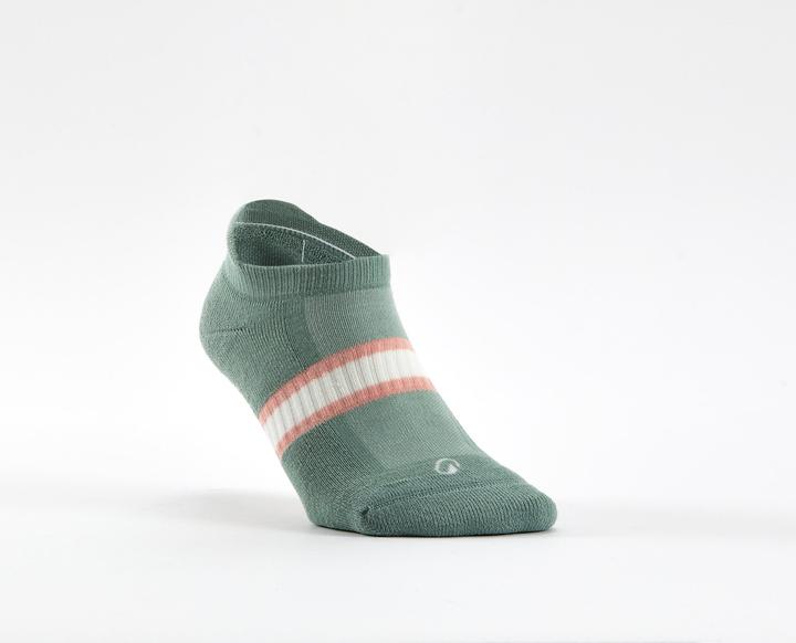 Produktbild Artengo Tennissocken RS500 Low 3er-Pack rosa Motive/weiss/grün Decathlon (39 - 42)