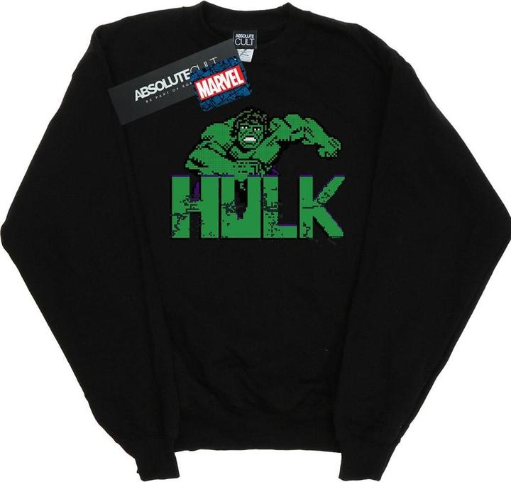 Hulk Pixelated Sweatshirt Jungen (140, 146)
