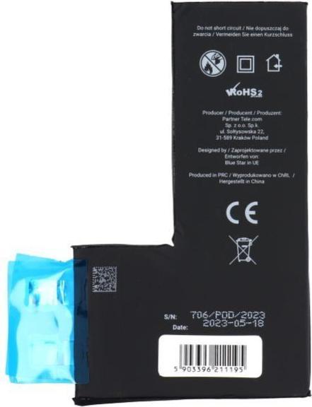 Battery Blue Star BLUE STAR HQ battery without BMS for IPHONE XS 2658 mAh