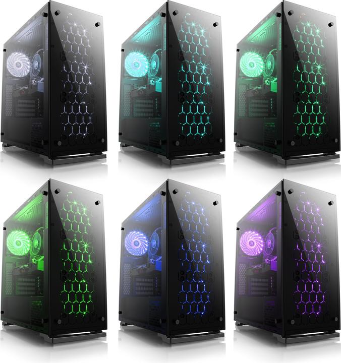 Immagine prodotto CSL PC da gioco M11530H, layout QWERTZ (CH) (1000 GB, 16 GB, AMD Ryzen 5 7500F, GeForce RTX 3050)