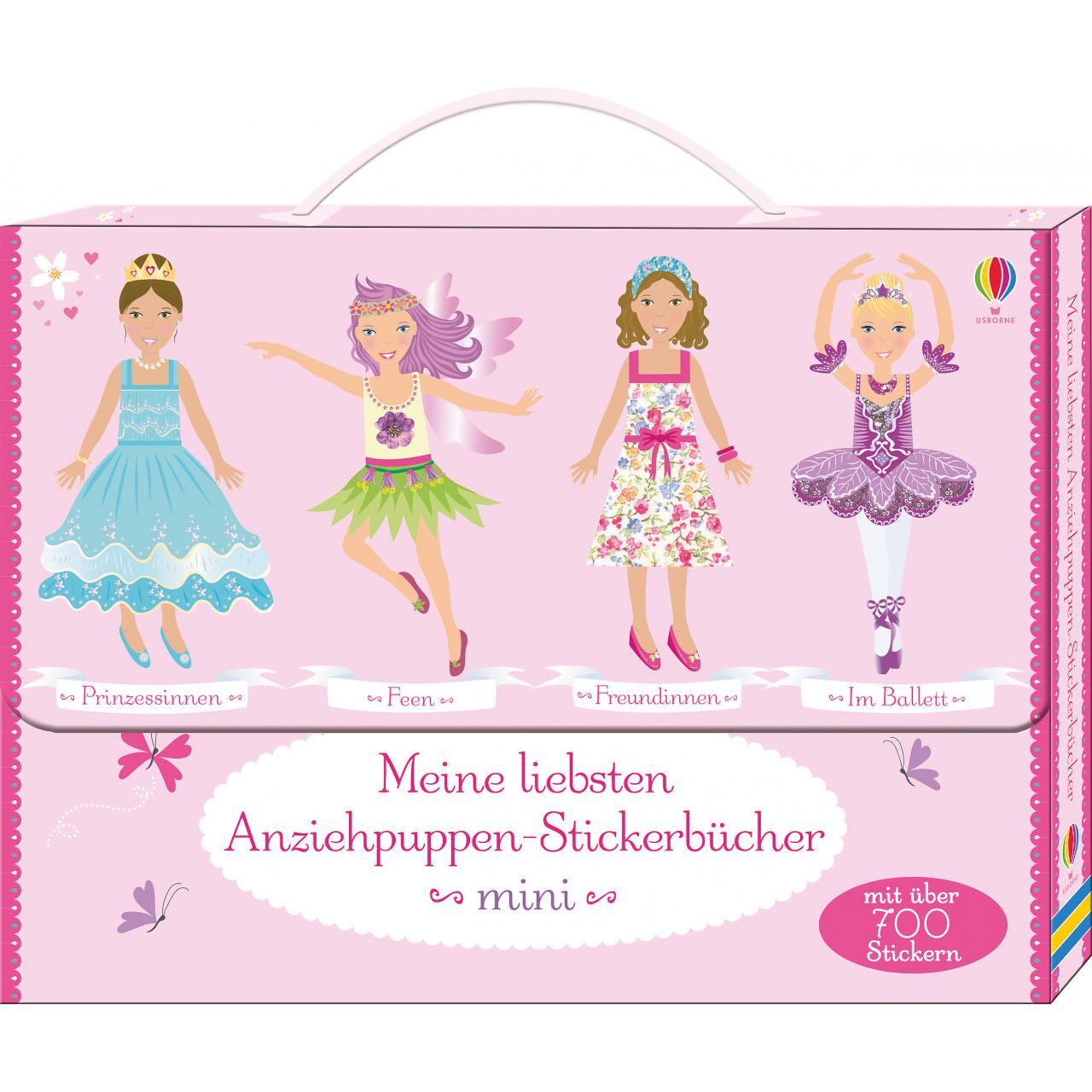 Thumbnail - Usborne Publishing, Sticker, Meine liebsten Anziehpuppen-Stickerbücher mini