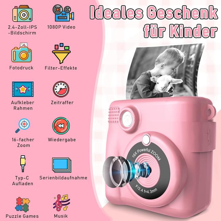 Produktbild Milfech Kinder-Sofortbildkamera