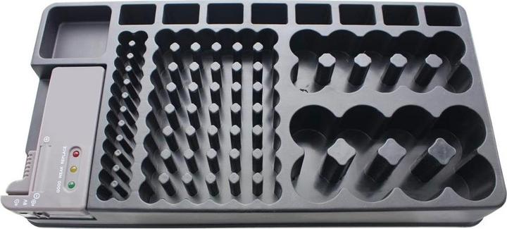 Actual product image AccuCell 2in1 Battery Organiser, Universal Battery Box for 1-110 Battery or Batteries