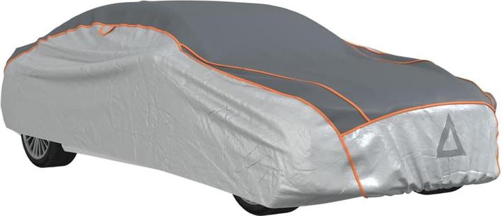 vidaXL Car cover for saloon hail protection full XXL & silver