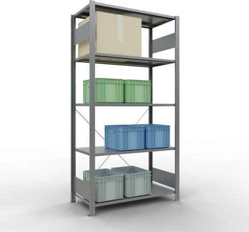 Actual product image Schulte Lagertechnik MULTIplus85 basic racking system with cross braces
