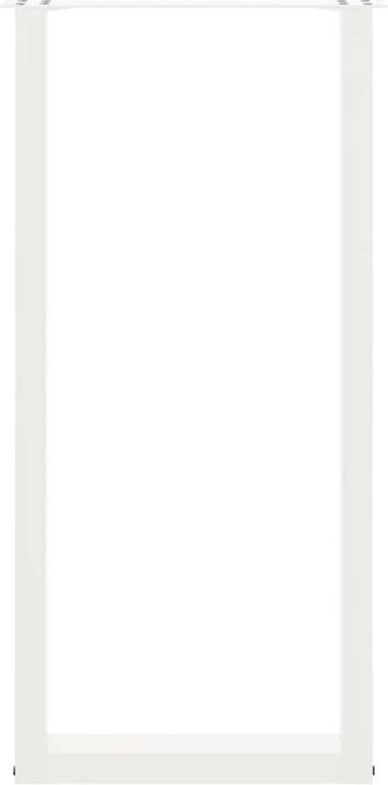 Image du produit vidaXL Pieds de table basse en U 2 pcs. Blanc 40x(100-101) cm Pied de table en acier