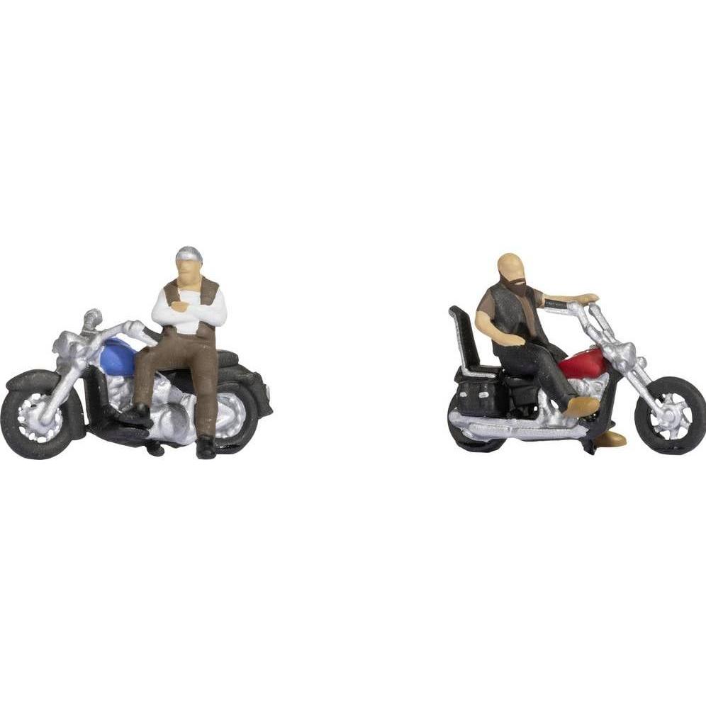 Noch N Rocker auf Motorrädern Bemalt, Sitzend (36906)