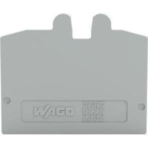 25x Wago Abschlussplatte, Elektronikzubehör + Gehäuse, Grau