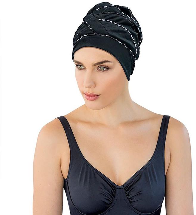 Fashy Women's Exclusive Bathing Cap One Size Black/Brown