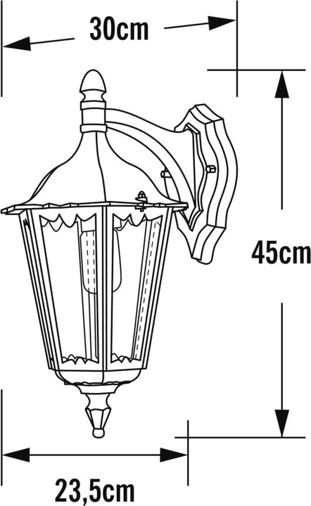 Image du produit Konstsmide Applique murale extérieure Économie d'énergie (E27, IP43)