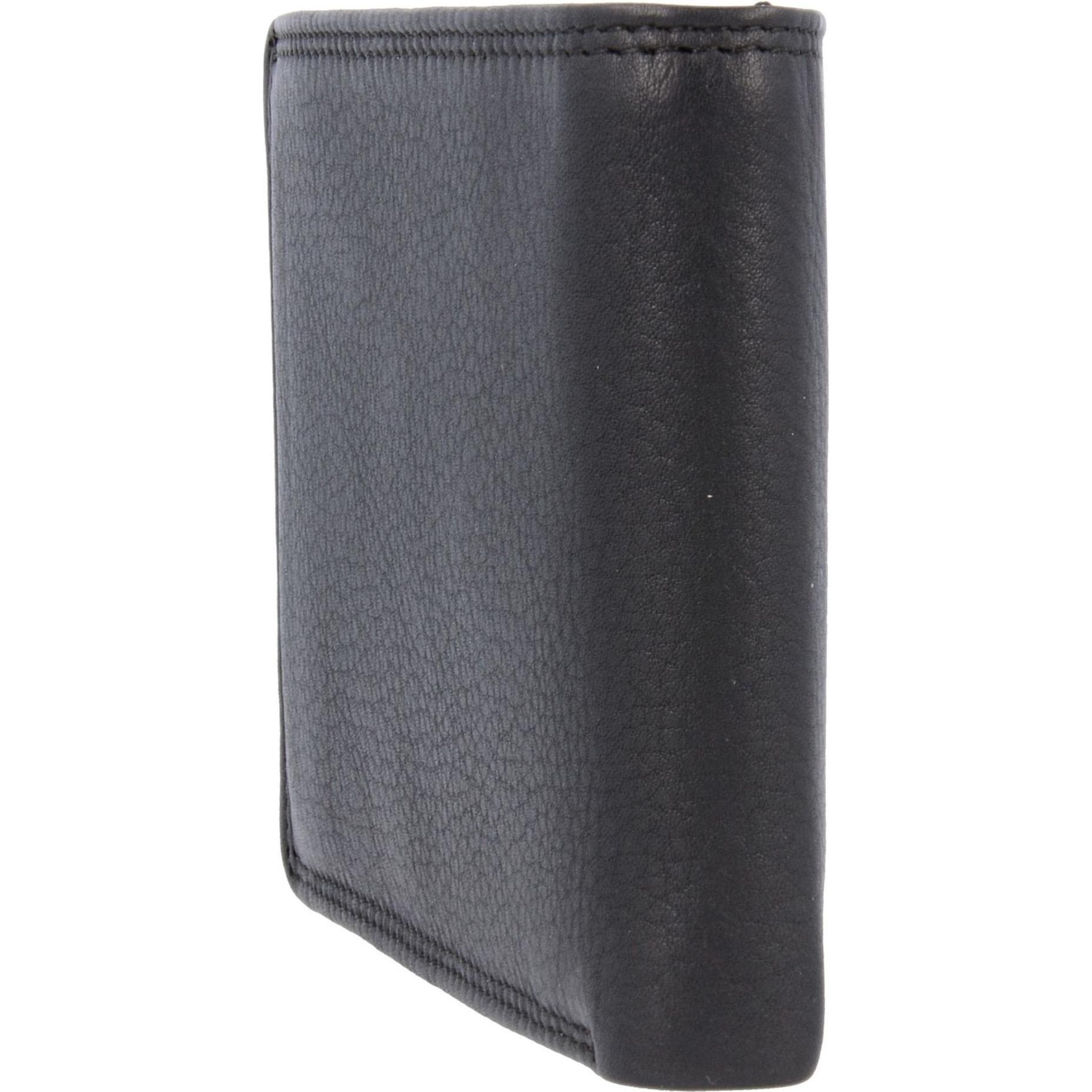 Thumbnail - Esquire, Unisex, Portemonnaie, Duo Geldbörse Leder 11 cm, Schwarz