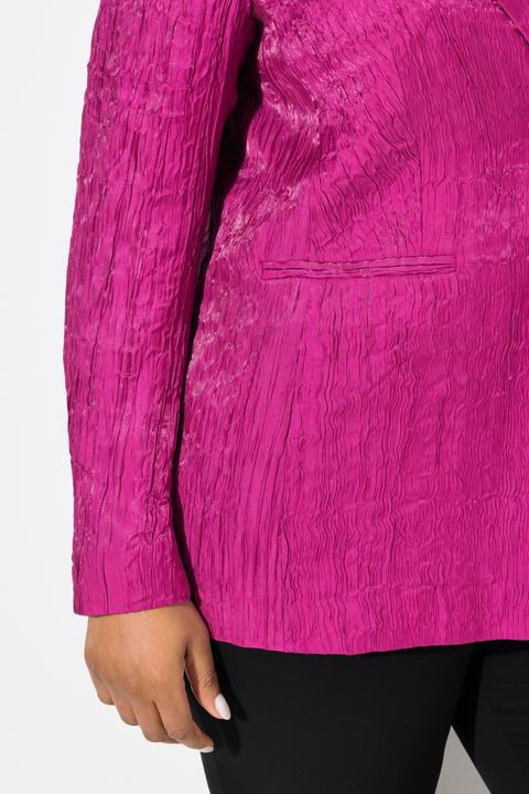 Produktbild Ulla Popken Crash-Blazer, Struktur, Reverskragen, Langarm (54)