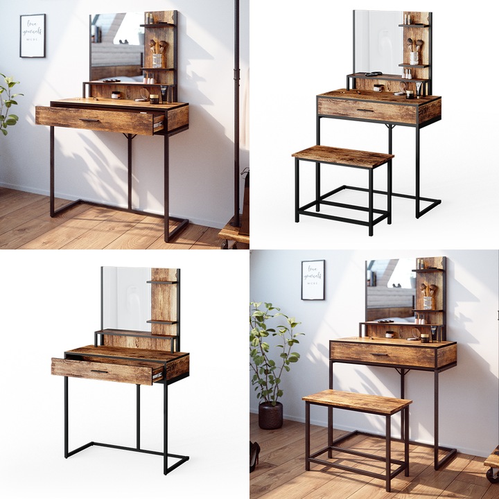 Produktbild Vicco Fyrk mit Spiegel (80 x 40 x 136 cm)