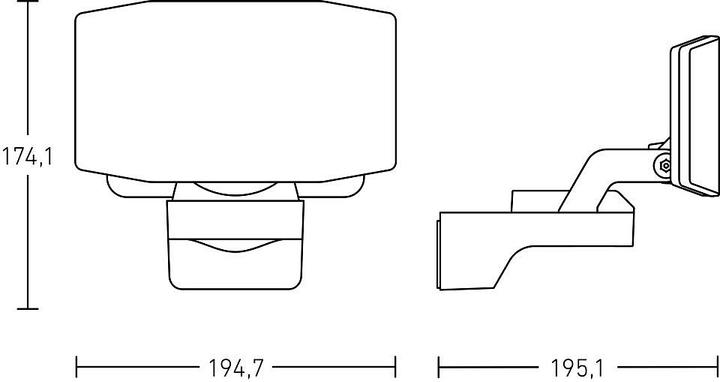 Produktbild Steinel LED STRAHLER XLED PROTECT ANT 090029 Aussenstrahler EEK E A - G (1694 lm, IP44)