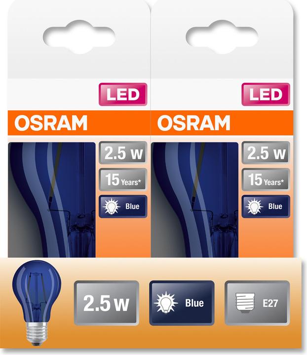 Productafbeelding Osram LED verlichting (E27, 2.50 W, 10 lm, 1 x, F)