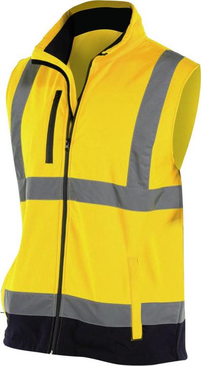 Produktbild Yoko Hi Vis Softshell Arbeitsweste Bodywarmer (L)